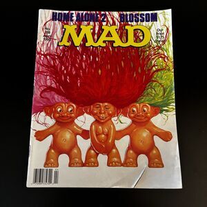 Mad Magazine April 1993 Number 318 Trolls Home Alone Blossom Vintage